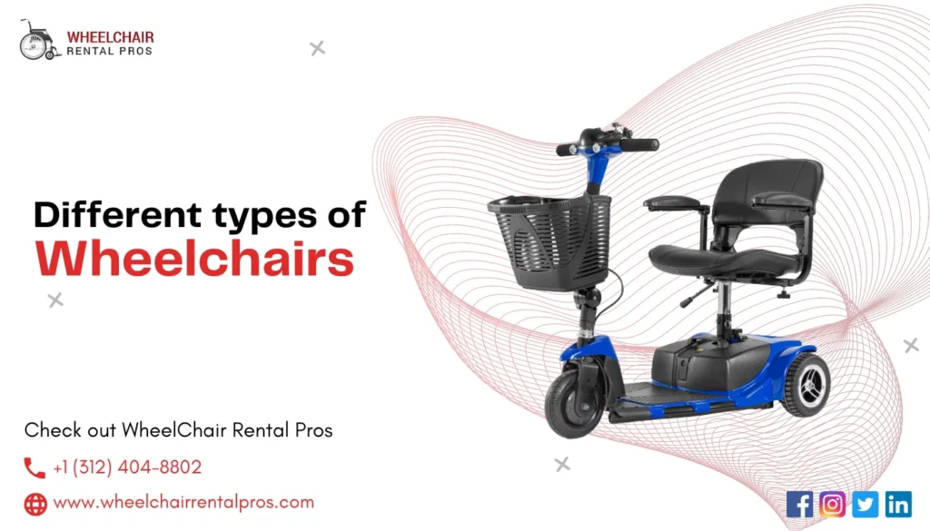 Different type of wheelchairs