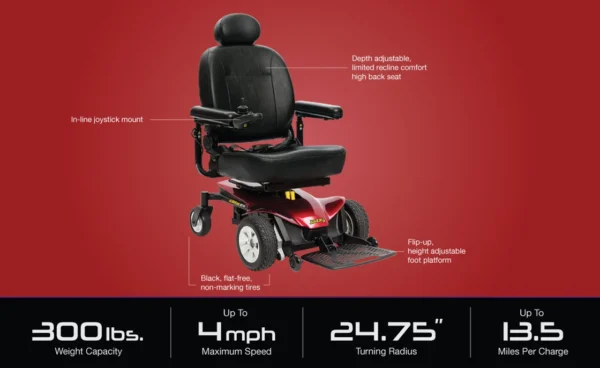 Power Wheelchair – Under 300lbs - Wheel Chair Rental Pros